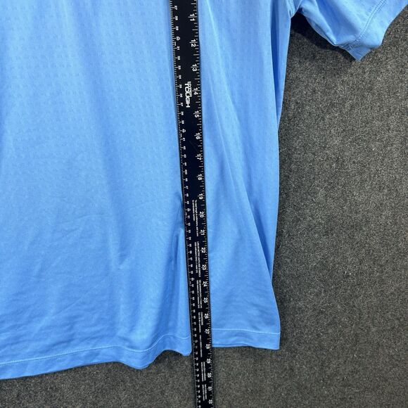 Nike Triumph Polo Shirt Men’s Medium Blue Dri-Fit Golf Performance Casual - Picture 6 of 10
